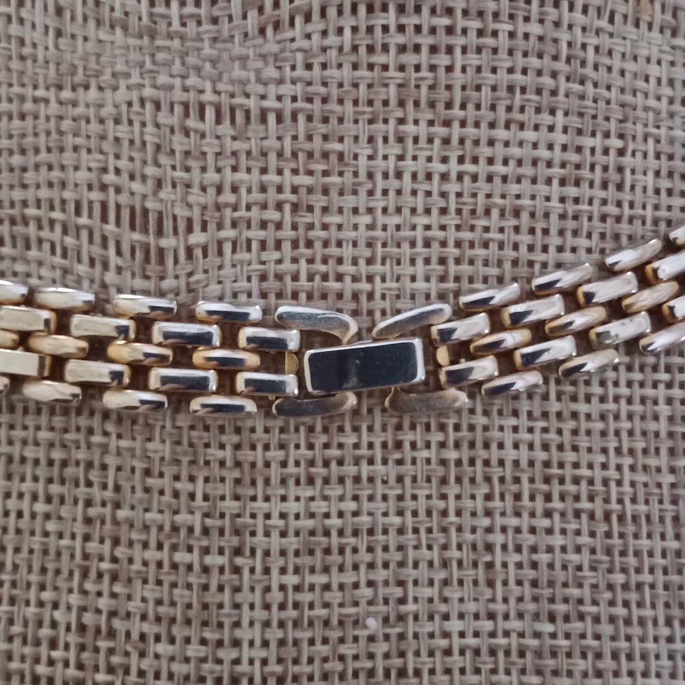 Bi-color Choker Necklace - Picture 6 of 7